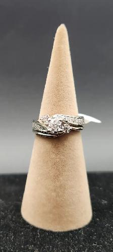 Assortment of 14k Gold Rings with Diamonds, Channel Sets, Bands - Photo 5