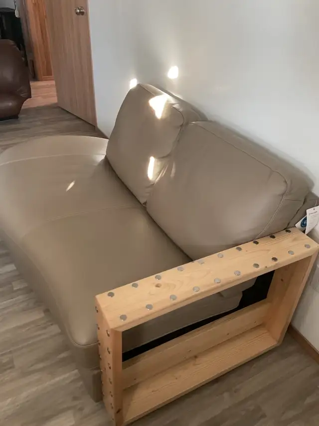 Leather couch