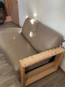 Leather couch