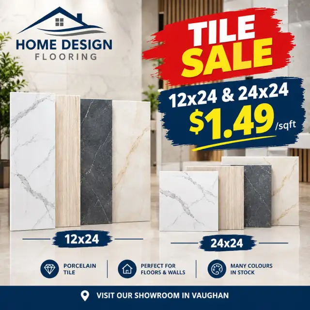Tile matte & shiny 12x24 24x24 sale $1.49 per sqft