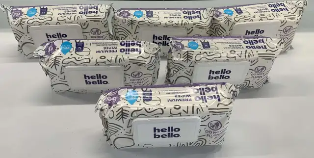 Hello Bello Premium Wipes, Designed for Sensitive Skin