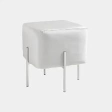 Kube Ottoman Silver Velvet was $140, now $99 - Photo 4