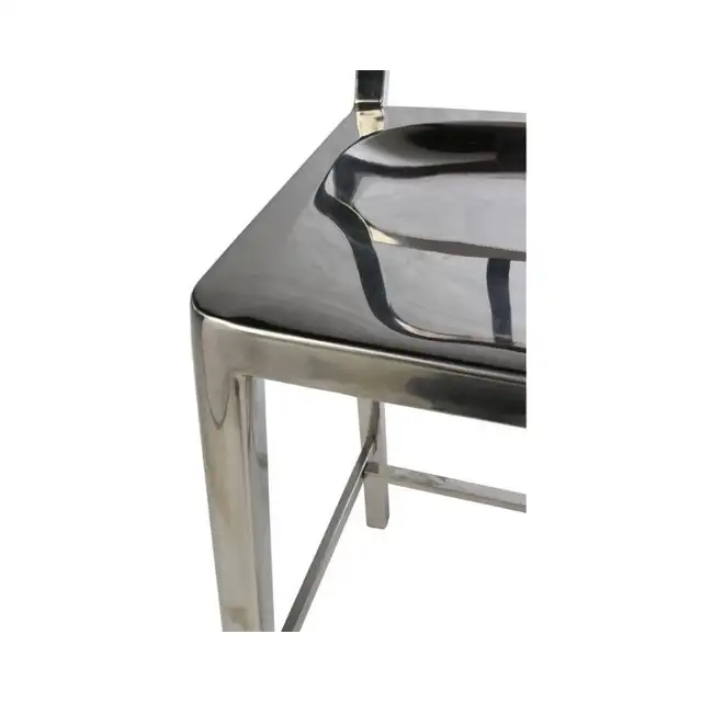 Navy Style Stool Counter Height - stainless steel