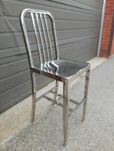 Navy Style Stool Counter Height - stainless steel - Photo 3
