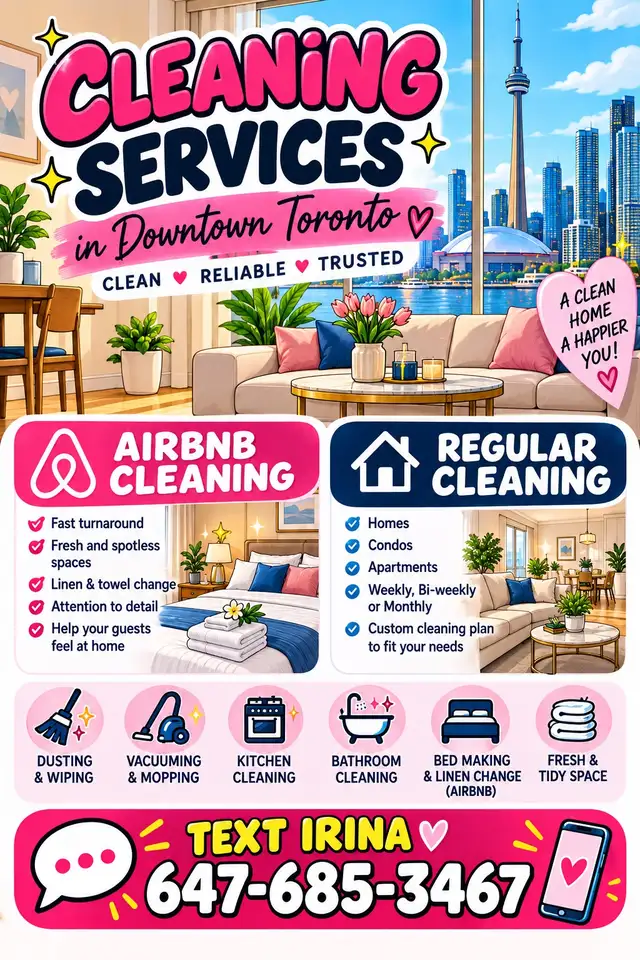 Cleaning downtown Toronto