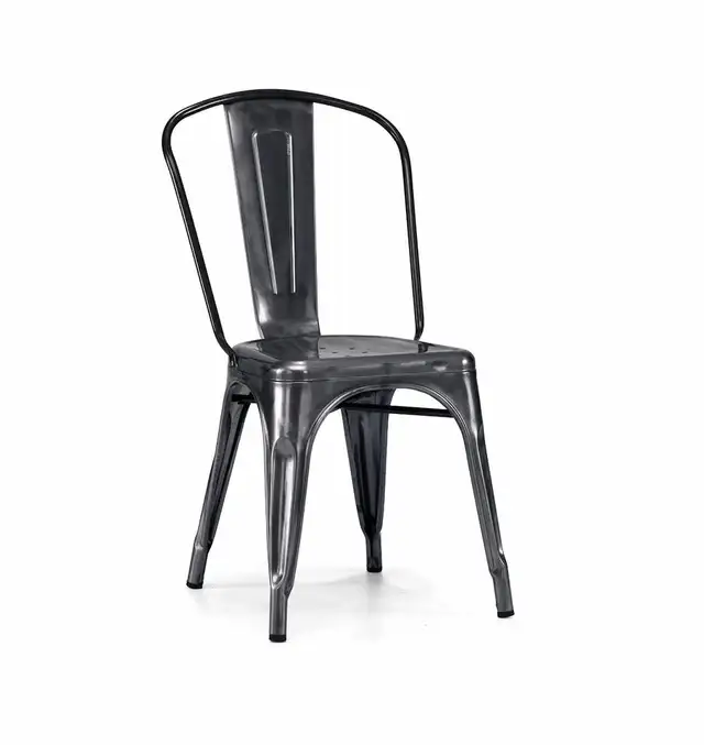 Stackable Metal Tolix side chair
