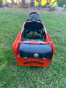 Vintage Harley Davidson Murray Pedal Car - Photo 4