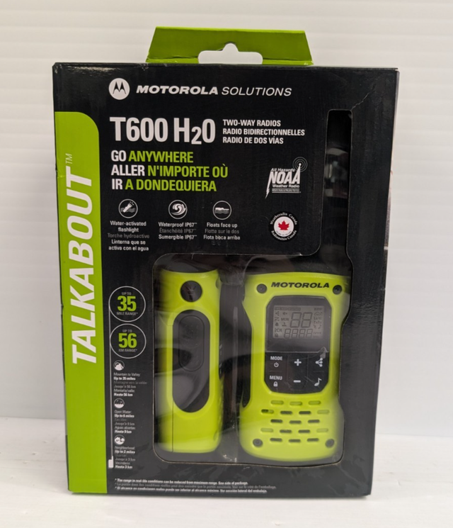 (B9715) Motorola T600 H20 Two Way Radios