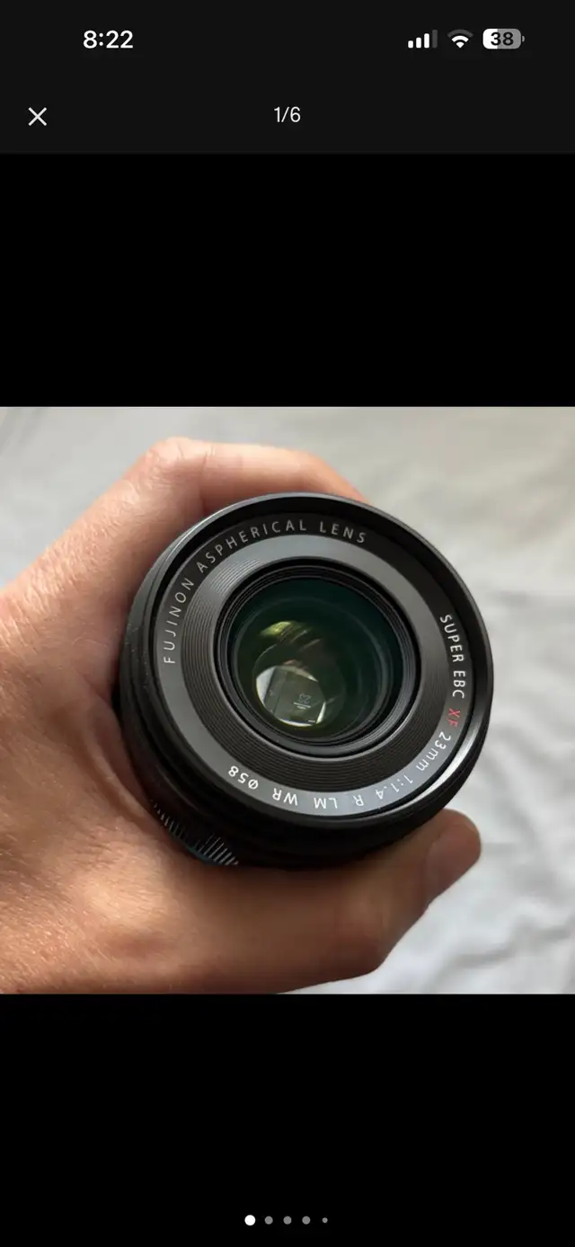Fujifilm XF 23mm f/1.4 LM WR & B W Filter