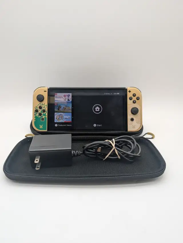 (B7621) Nintendo Switch OLED Zelda Tears of the Kingdom Editi...