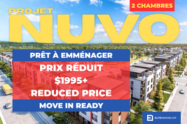 PENTHOUSE 2 CH   MEZZANINE | $1995 TOUT INCLUS | NUVO PLATEAU