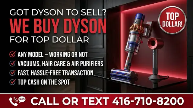 Selling Your Dyson Airwrap or Vacuum? Get an Offer