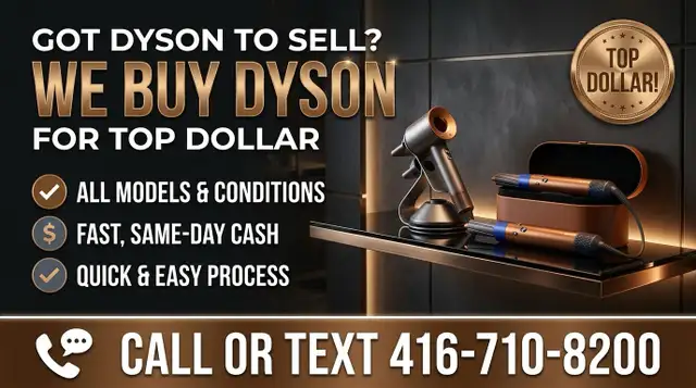 We’re Interested in Your Pre Owned Dyson Appliances
