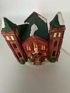 Christmas Village Lighted Church - Photo 8