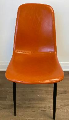 Leather Dining Chair with Washable PU Cushion - Photo 2