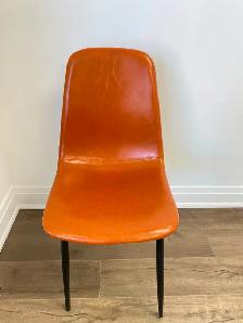 Leather Dining Chair with Washable PU Cushion - Photo 3