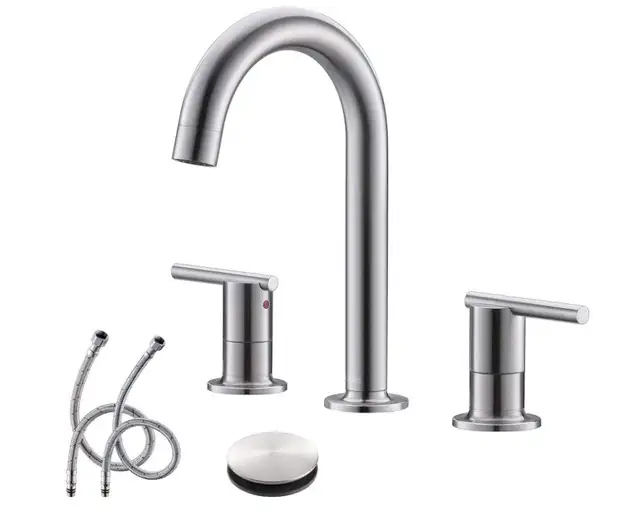 Brand New Kenes Brushed Nickel Bathroom Faucet For Sale