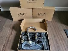Brand New Kenes Brushed Nickel Bathroom Faucet For Sale - Photo 2