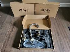 Brand New Kenes Brushed Nickel Bathroom Faucet For Sale - Photo 3