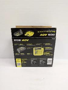 (B5767) Ryobi OP4040408 Lithium-Ion Battery and Fast Charge K... - Photo 2