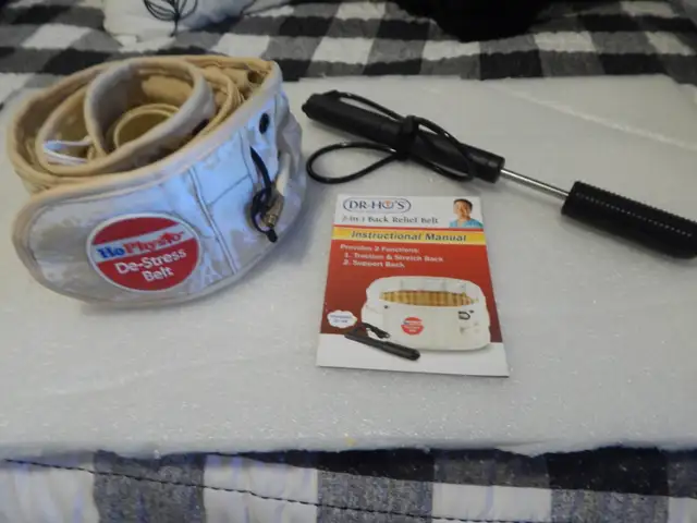 Dr-Ho 2 in 1 Back Relief Belt with Instruction Manal