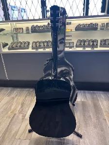 Fender CD110E Black Electric/Acoustic guitar with case - Photo 3