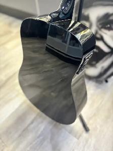 Fender CD110E Black Electric/Acoustic guitar with case - Photo 4