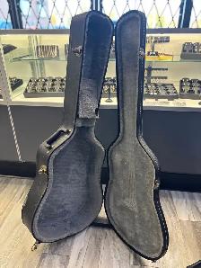 Fender CD110E Black Electric/Acoustic guitar with case - Photo 7