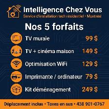 Installation et configuration tech à domicile