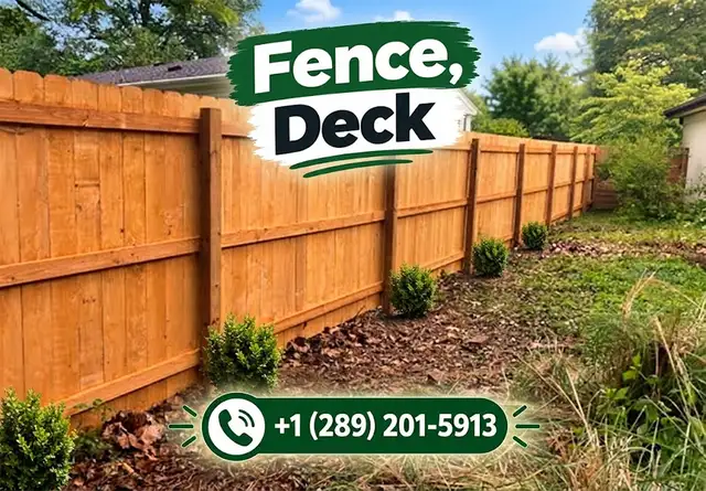 Fence, Deck Painting & Staining Work