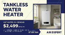 WATER HEATER WATER HEATER TANKLESS WATER HEATER INSTALLED