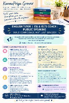 ENGLISH TUTOR | ESL & IELTS COACH | PUBLIC SPEAKING
