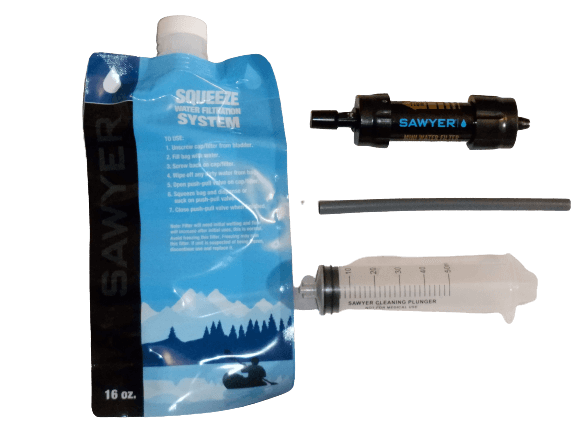 Mini filtre à eau pour le camping