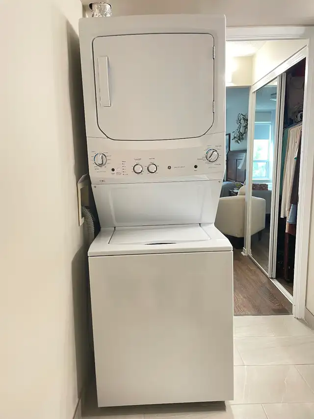 GE Stackable Washer & Dryer like new