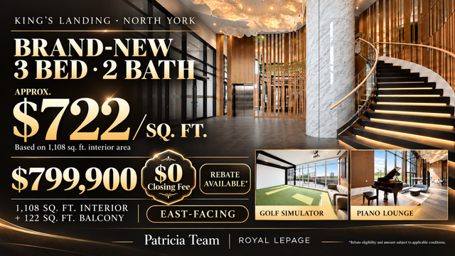 A brand-new 3-bedroom 2-bathroom at King’s Landing for $799K