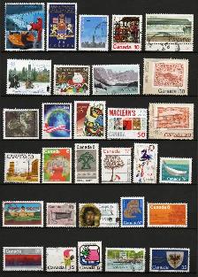 500   Canada & World Wide Stamps on Stock Sheets - Photo 2