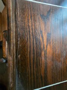 HANDCRAFTED SOLID OAK EXECUTIVE DESK - Photo 4