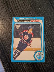 1979/80 opee chee # 18 W. Gretzky rookie card