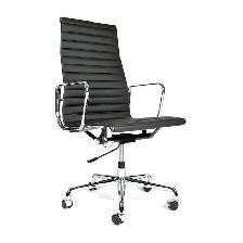 Eames Style Genuine Leather Office Chair HighLow Back