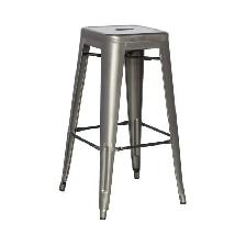 Backless Metal Industrial Stacking Counter Height Defect Stool - Photo 3
