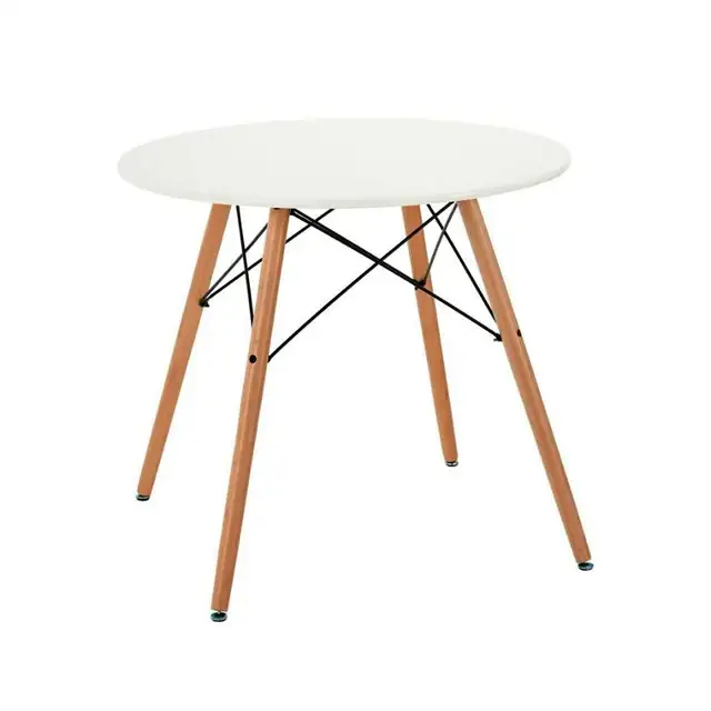 32' Eiffel Round Wooden Dining Table