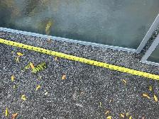 Two Sliding Shower Textured Glass Panels with Metal Frames ! - Photo 2