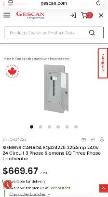 Seimens 3ph 4W 225A 120/208V Load centers - Photo 5