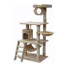 Holiday Special 57″ H74 Beige Cat Tree Condo was $159 now $80
