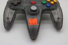 N64 Funtastic Smoke Gray (Transparent Black) Controller (#7979) - Photo 3