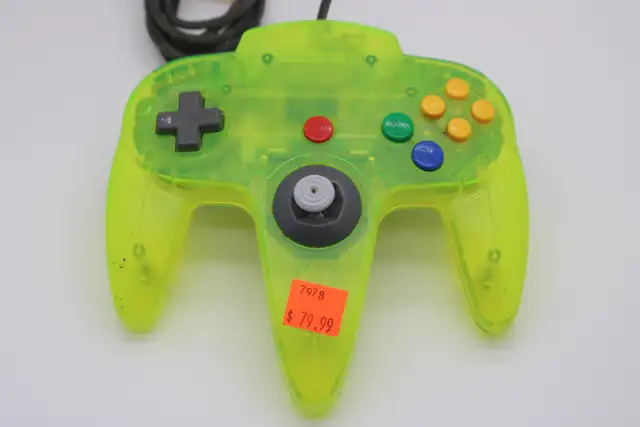 N64 Extreme Green (Funtastic Series) Controller (#7978)