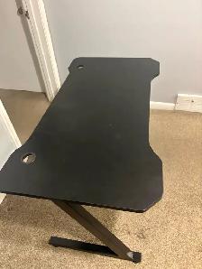 Free delivery used Black gaming desk - Photo 6