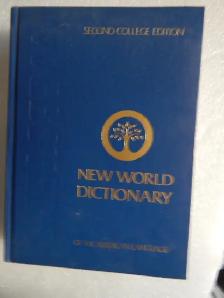 Websters New World Dictionary Issue 1971