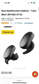 Bose QuietComfort Earbuds – Triple Black (Sealed) - Photo 3