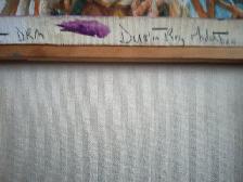 Painting Acrylic On Canvas The Bluejay - Photo 2